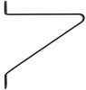Półka BIAŁA loft 90 x 30 cm do ściany wraz z kompletem haków